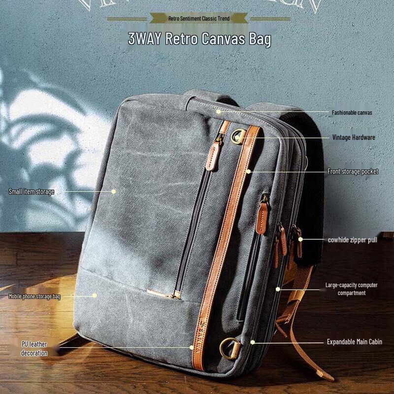 

Sanwa BAG-3WAYC3GY 15.6-inch 3-Way Laptop Backpack 15.6-inch