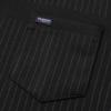 Herren Plus Size Gestreiftes Stretch Langarm Poloshirt