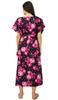 Bimba Kaftan Front Buttons Maternity Night Wear Printed Hospital Delivery