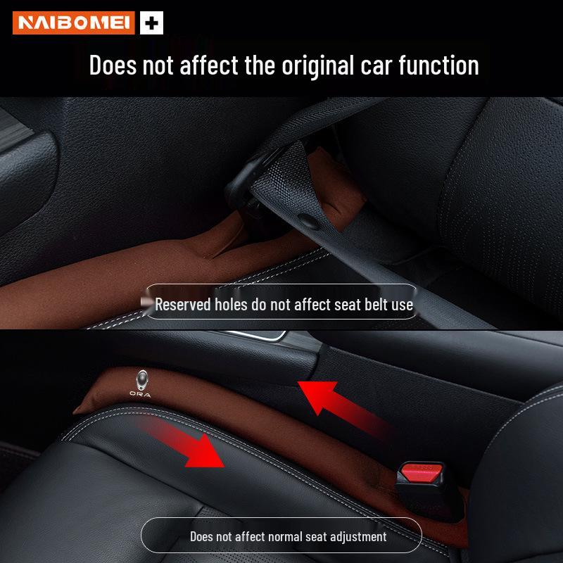 ORA Car Seat Gap Filler for Good Cat, Lightning Cat, Ballet Cat, Black Cat, White Cat - Front Seat Anti-Leak Strip