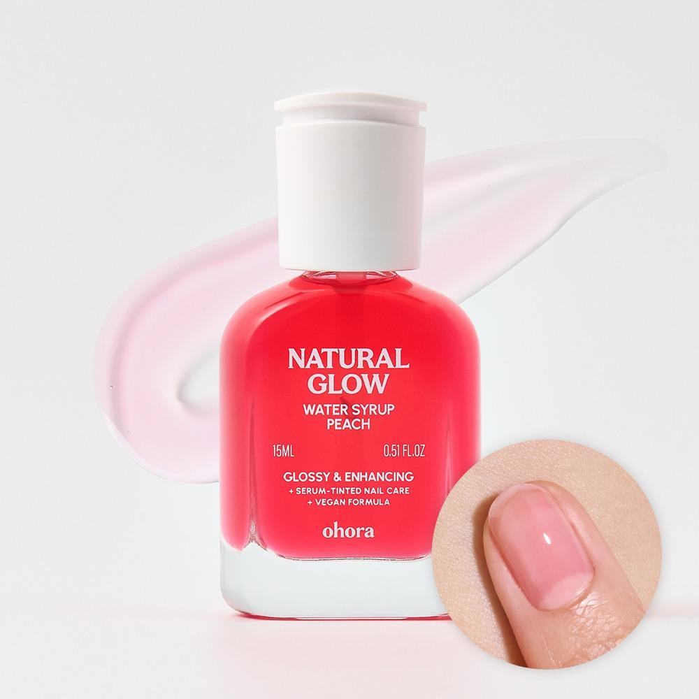 OHORA Întăritor de unghii tip sirop 15ml (10 culori) - Întăritor Profesional pentru Unghii cu Nuanță de Sirop Translucid