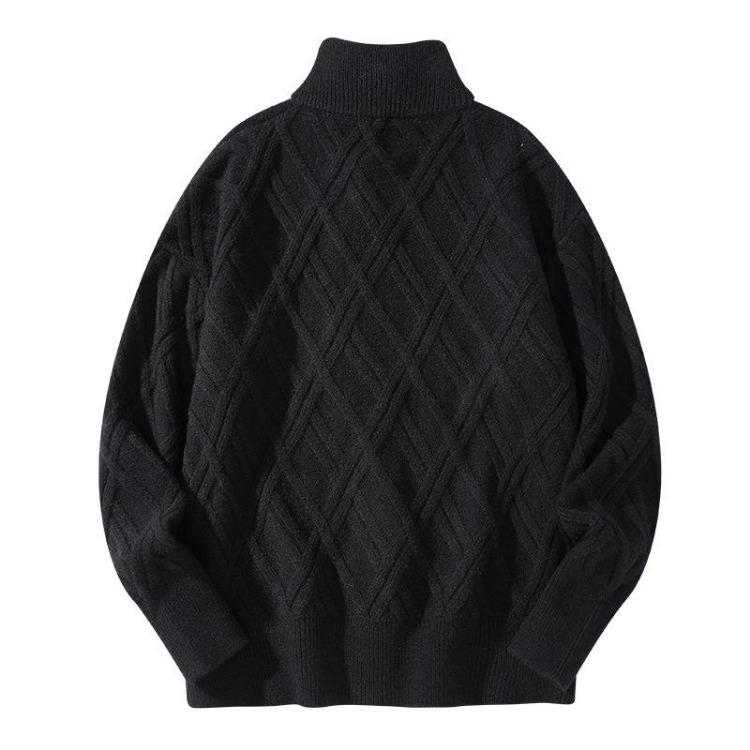 Fashion Casual Men's Cardigan Stand Collar Knitwear Autumn Winter Sweater Coat