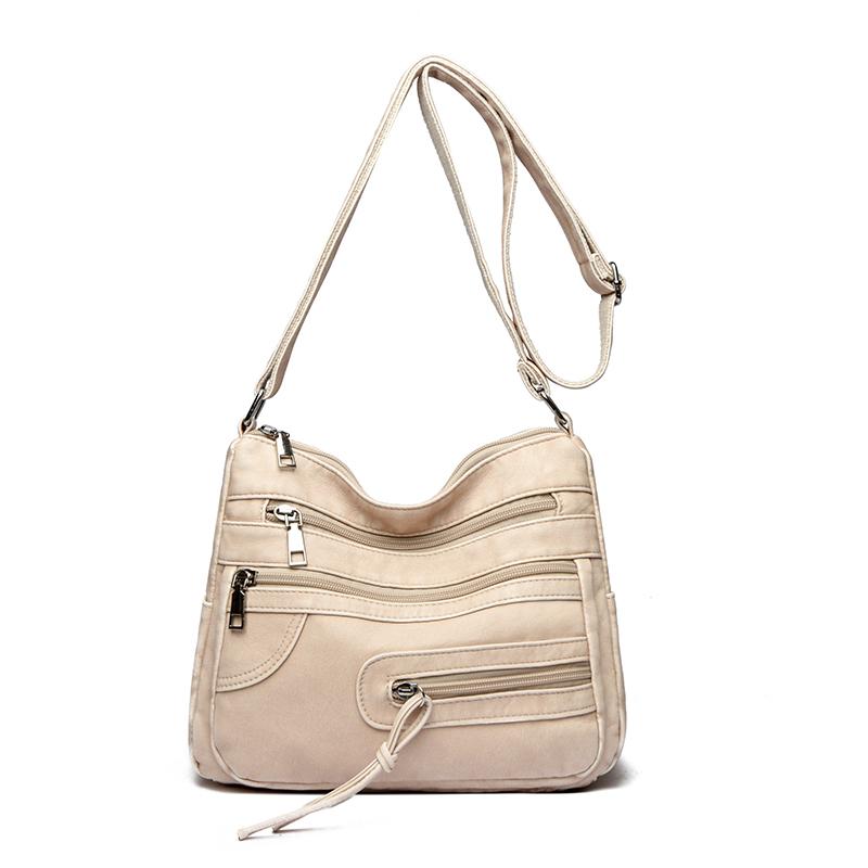 Mother Bag Women's Crossbody Bag Soft Leather Large Capacity Shoulder Bag