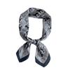 Hong Kong style small square scarf animal horse scarf high cold wind scarf 71cm sun protection shawl retro temperament silk scarf tied hair