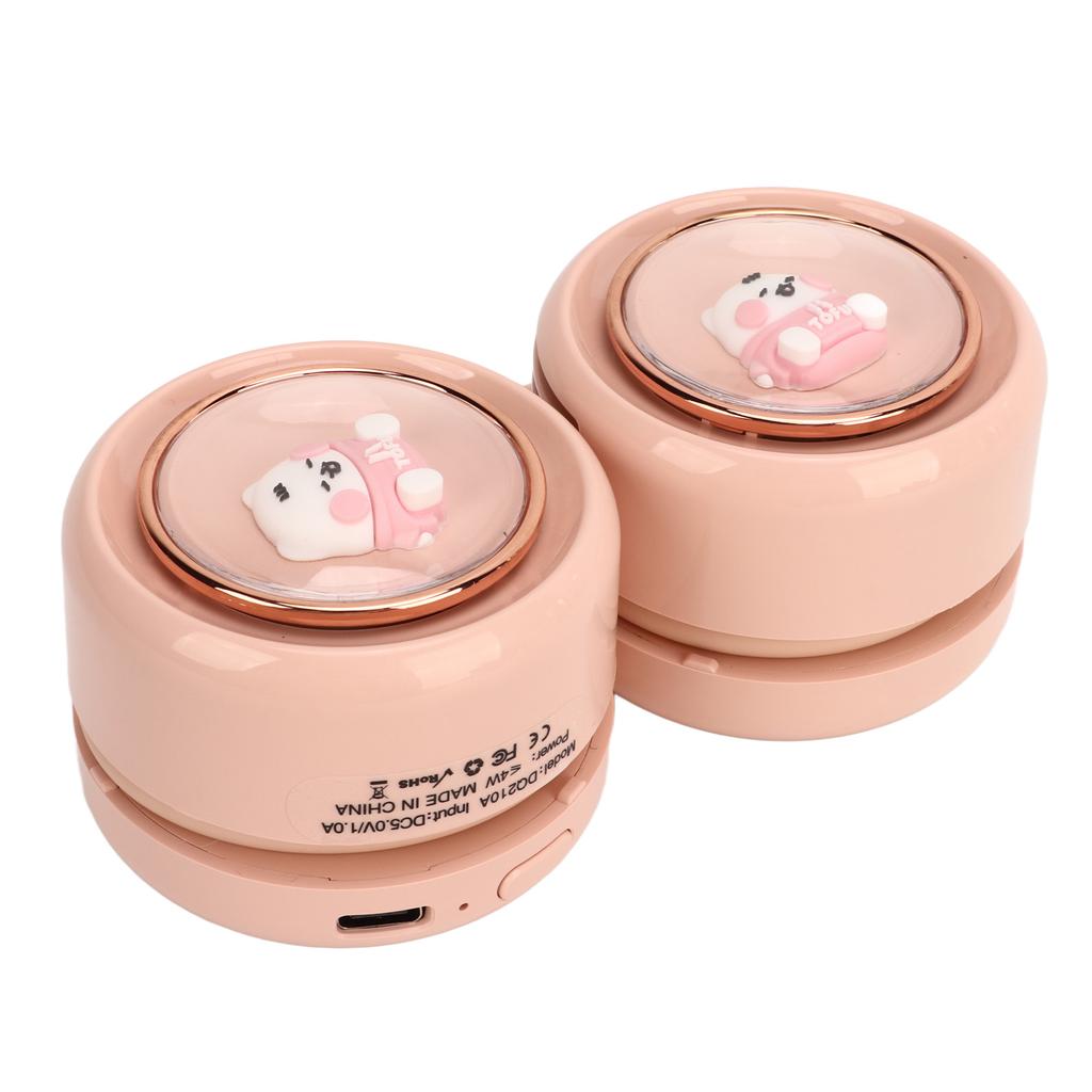 USB Neck Fan Multifunction Silent 3 Speeds Adjustment Powerful Portable Neck Fan for Outdoor Camping Travel Pink