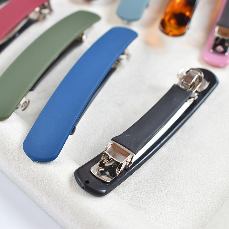 Korean Style Frosted Multi-Color Hair Clips