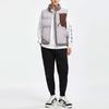 Li-Ning Color Block Warm Stand Collar Down Vest Men Vests Purple Gray AMRR011-4