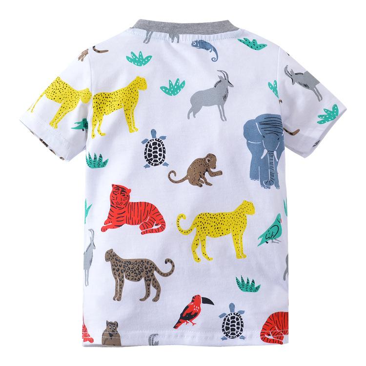 Spring and Summer New Short-sleeved Children's T-shirt Casual Men's and Women's Children's T-shirt Tops