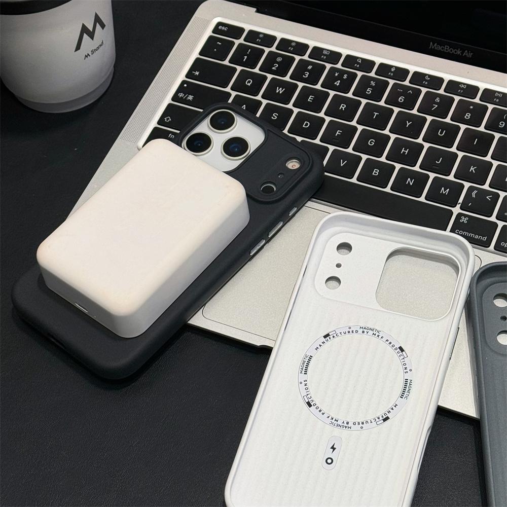 Frosted Solid Color For Magsafe Case For iPhone 17Pro 14 13 15 16 Pro Max Touch Camera Button Magnetic Soft Silicone Back Cover