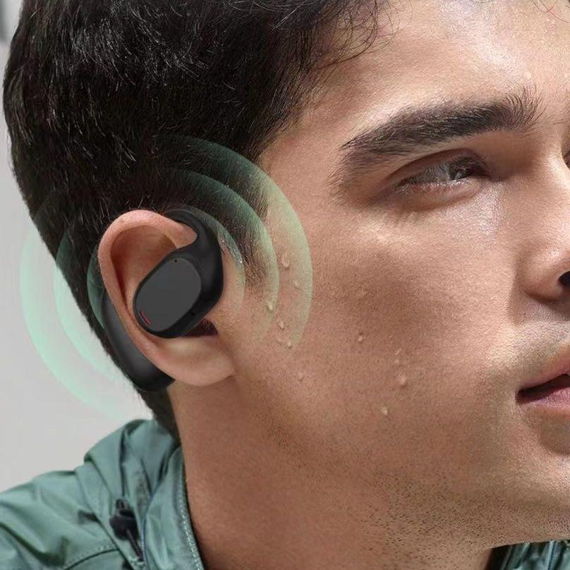 Bluetooth headset is suitable for the new wireless ear-hanging bone conduction sports super long battery life headset.