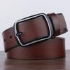 Adjustable Men Belt Durable Trousers Belt Classic Style Pin Buckle Belt  Male