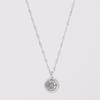 Ozel Drop Cubic Zirconia Ball Necklace PB112N