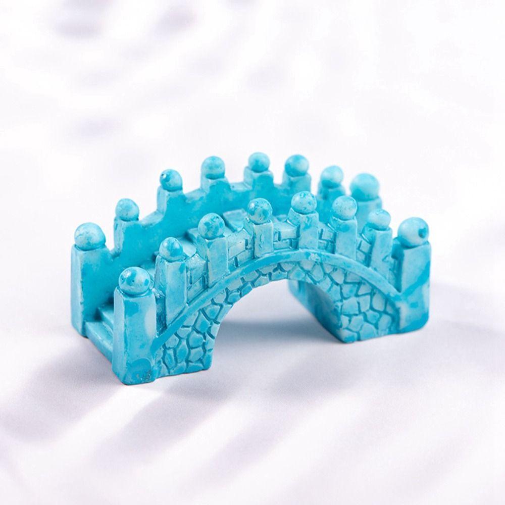 Small Bridge Resin Bridge Miniatures Resin Craft Jiangnan Small Bridge   Decoration Accessories
