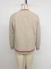 2026 TikTok European Autumn/Winter Retro Color Block Knit Cardigan