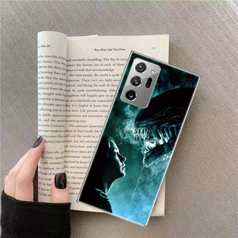 COOL A-Alien Xenomorph Phone Case For Samsung A16 A26 A36 A56 Note 20 10 9 8 M12 M21 M30S Galaxy M32 M51 M52 A9 A8 A7 A6 Plus S1