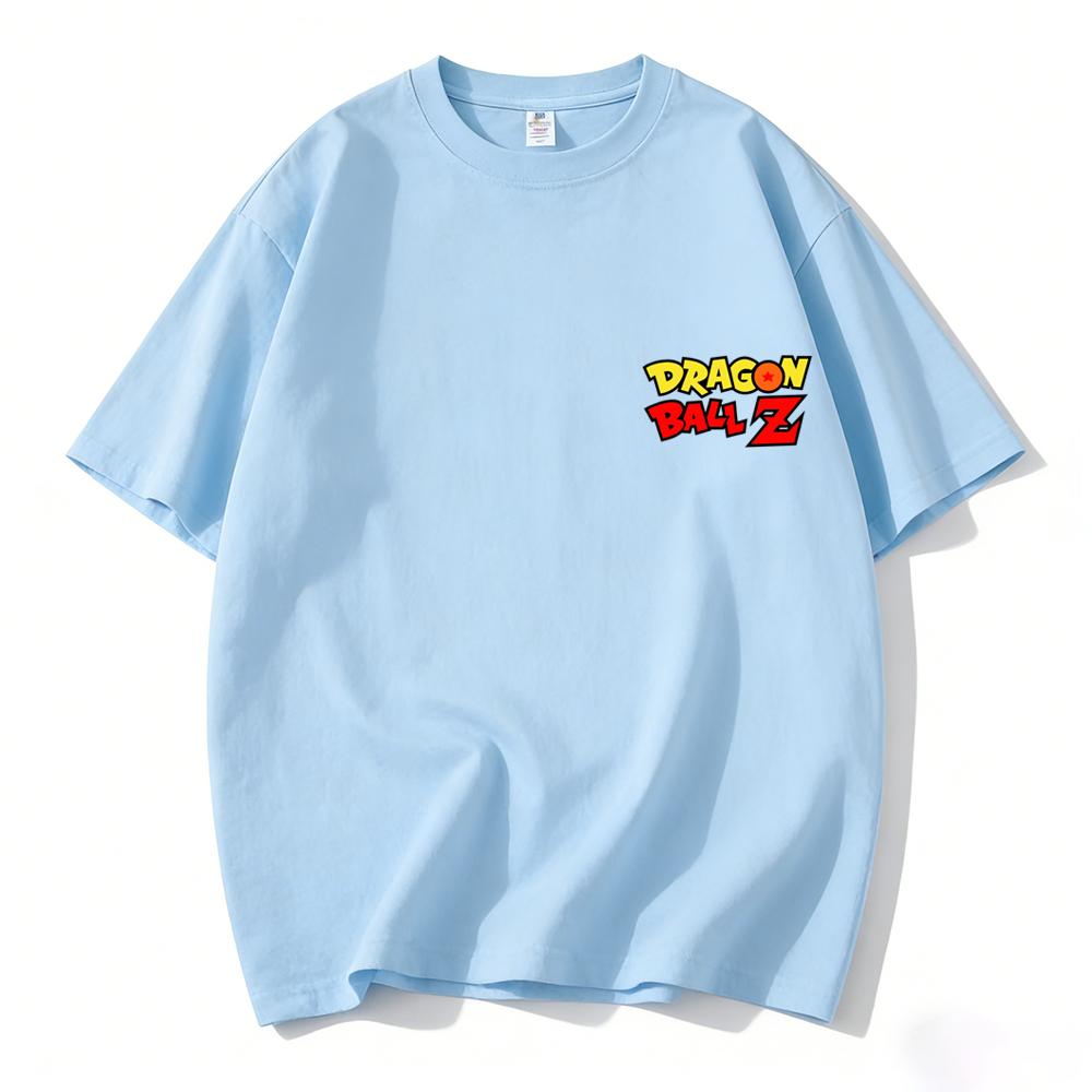 Dragon Ball Goku T-shirt Loose Cotton Casual Top Cartoon Anime Dragon Ball Printed Summer Short Sleeve