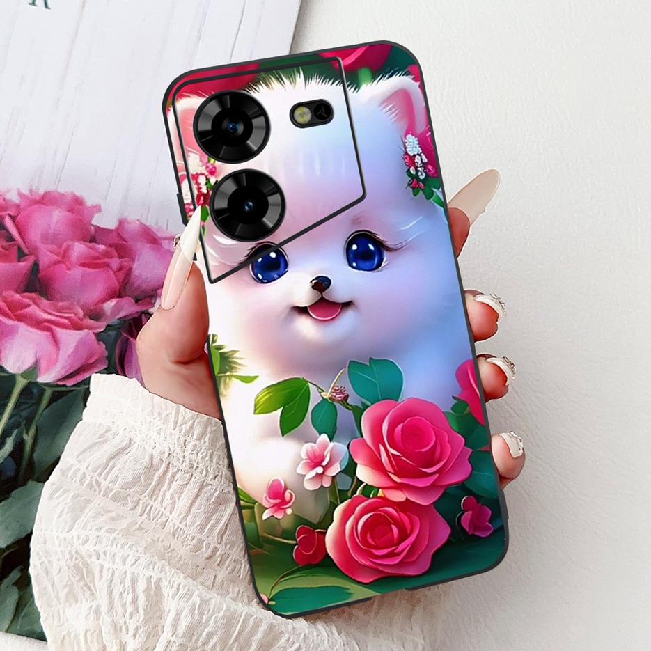 For Tecno Pova 5 Case LH7n Cute Fashion Pattern Cover Soft TPU Phone Cases For Tecno Pova 5 Pro LH8n Pova5 Pro Back Cover Bumper