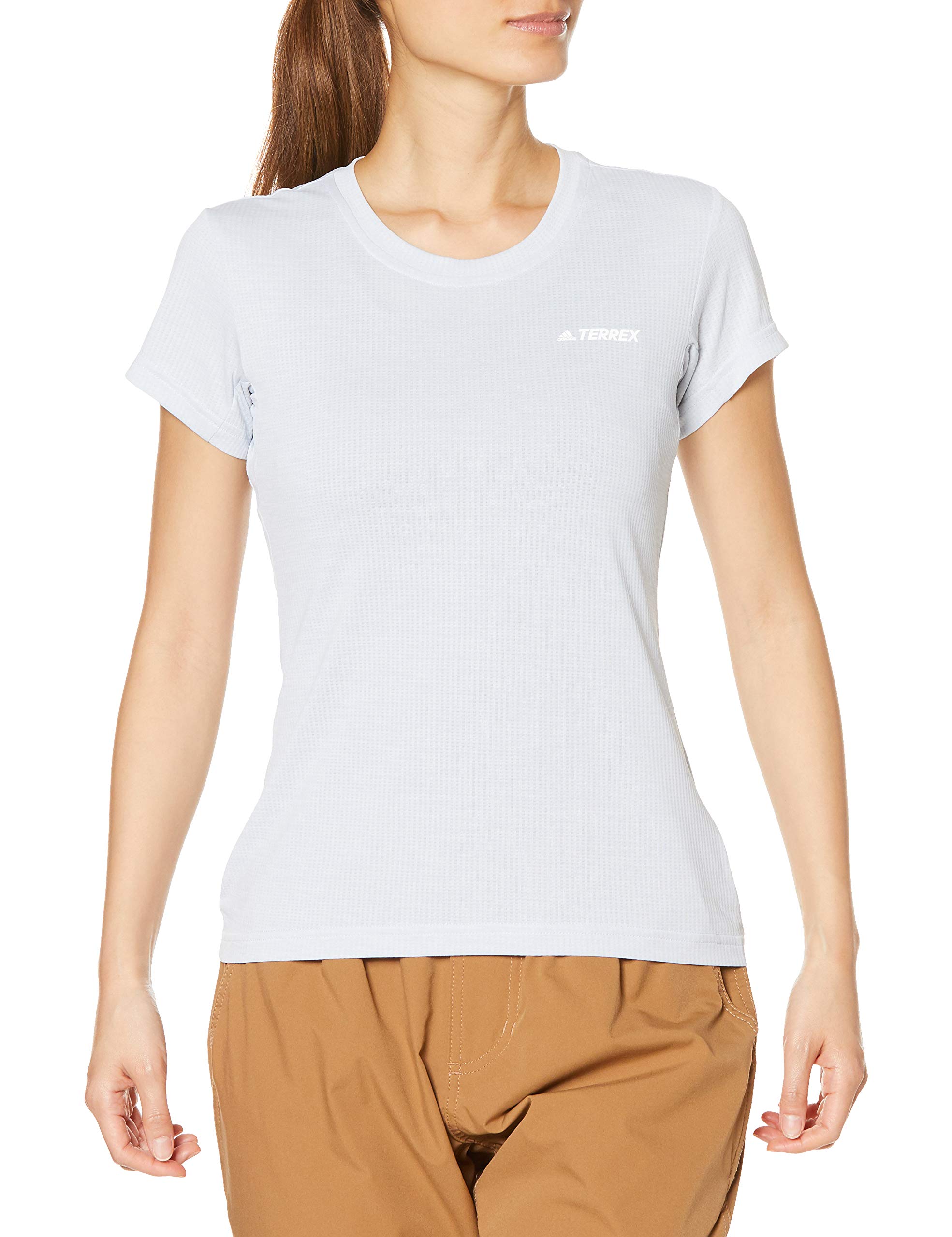 

Женская футболка с коротким рукавом WMNS Tivid ENG63 Hello Blue Японский размер S [Adidas] (GI7193)