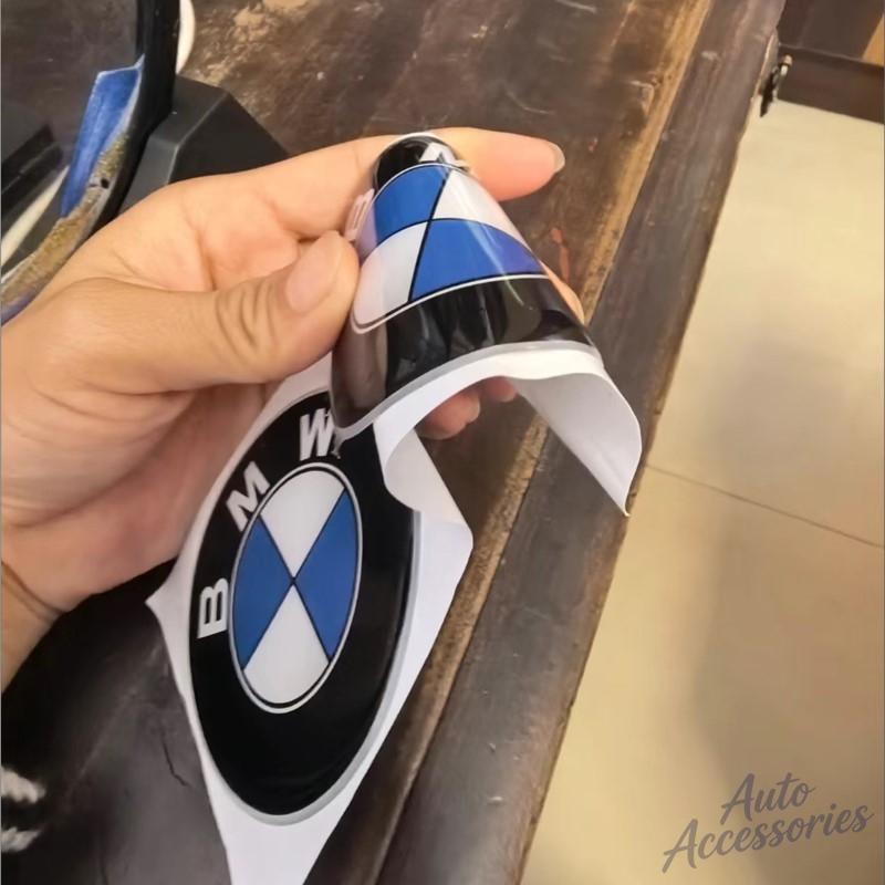 56mm 60mm 65mm Car Wheel Sticker For BMW M3 E46 E90 F30 F10 G20 X5 50th Anniversary Emblem Badge 2Pcs DIY Auto Rim Hub Cap Decal eedc63