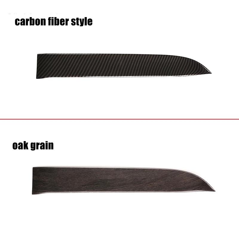 Karbonfaser-Stil, dekoratives Panel für die Mittelkonsole des Armaturenbretts, passend für Mercedes Benz GLB – Auto-Innenraum