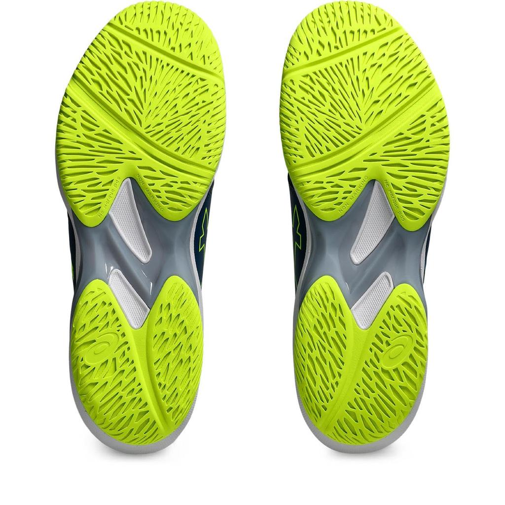 Tennis Shoes SOLUTION SWIFT FF 2 1041A466 Mako Yellow [ASICS] Men's Blue/Safety 25.0