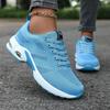Women Fashion Lightweight Shoes Lace Up Mesh Women'S Round Toe Sneakers Minimalist Breathable Zapatillas Mujer Female Footwear