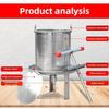 Domowy ze stali nierdzewnej spożywczej prasa do miodu przenośny ekstraktor do miodu mała maszyna do wyciskania miodu