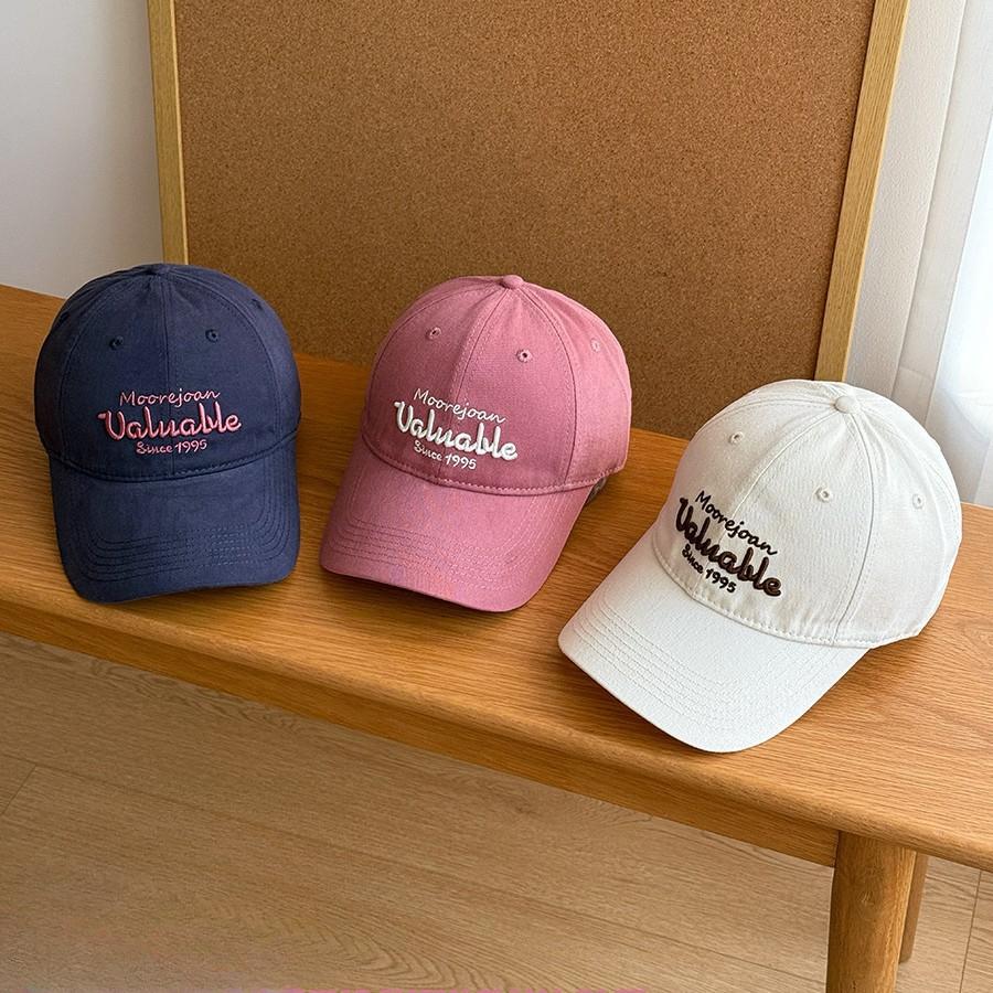 American Baseball Cap Street Fashion Brand Soft Top Baseball Cap Student Hat Pure Cotton Wide Brim Showing Face Little Boys and Girls