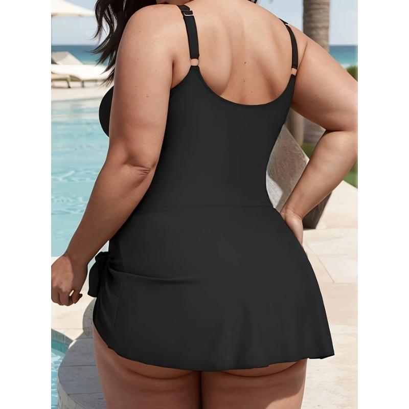Tankini Plus Size Swimsuit Woman 2025 Sexy Bikini Big Size Swimwear Women One-Piece Swimming Suit Beach Wear Bath Suits Monokini