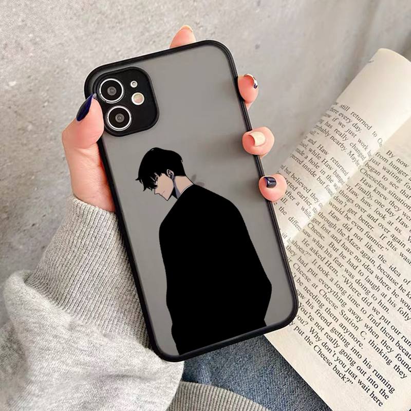 Solo Leveling Sung Jin Phone Case Matte Transparent For Iphone 7 8 11 12 Plus Mini X Xs Xr Pro Max Cover