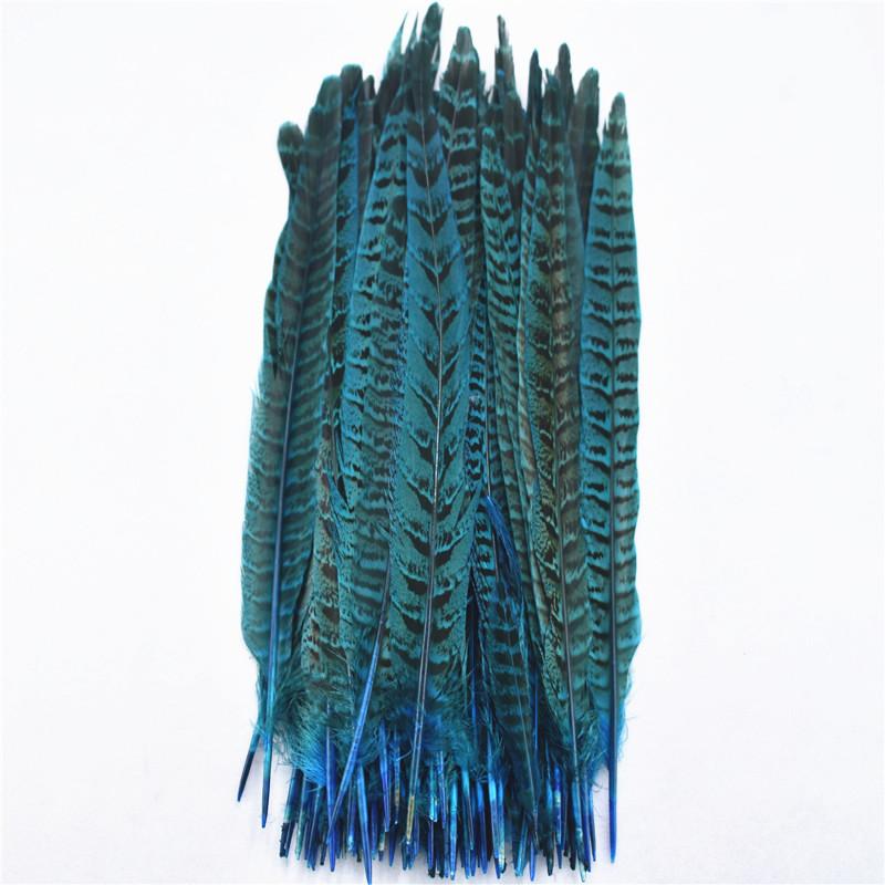 10Pcs Pheasant Tail Feathers Table Decoration Crafts Supplies Plumas DIY Dream Catcher for Wedding Carnival Accessories Material