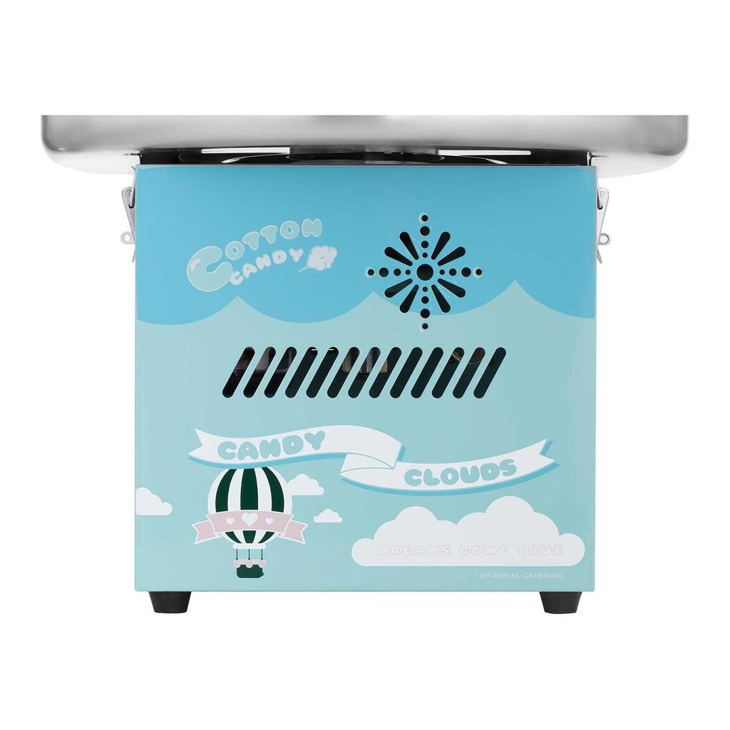 Máquina de algodón de azúcar cuenco turquesa diámetro 520 mm taza medidora de azúcar