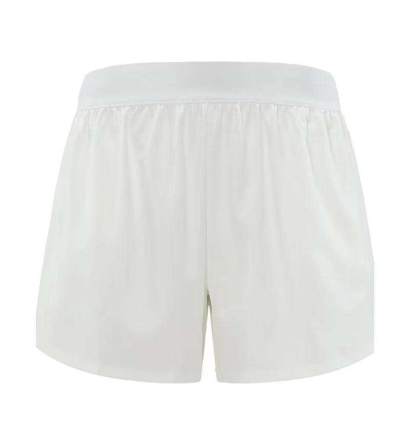 Women's Quick-Dry High Waist Running Shorts - Anti-Exposure, Fake Two-Piece Design with Inner Lining