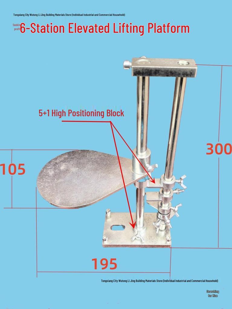 Octagonal Gemstone Grinder Lifting Table Platform