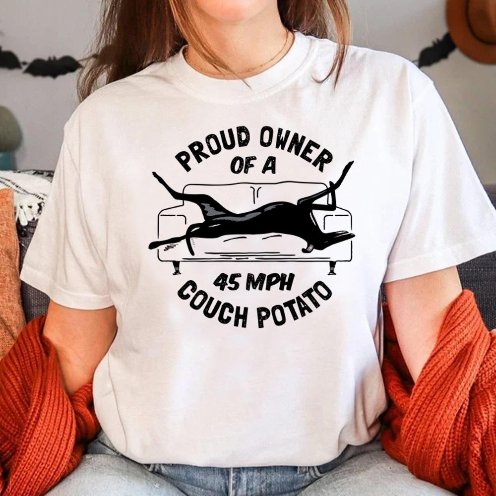 Greyhound tshirt women Y2K tshirt girl funny designer 2000s clothes