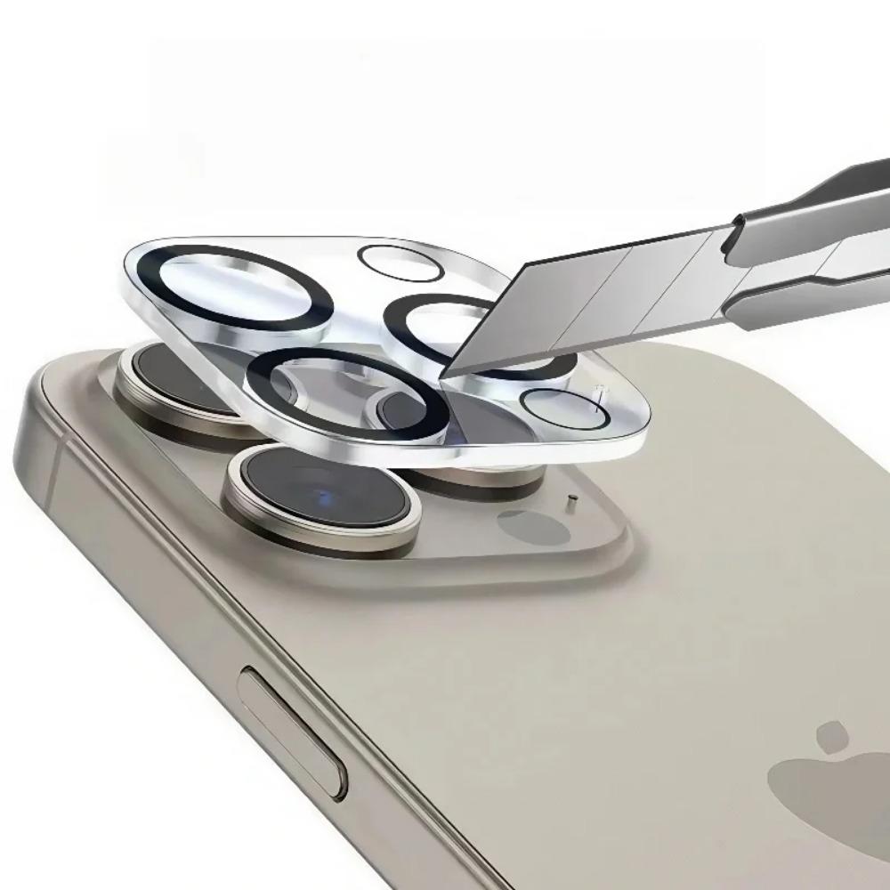 9D HD Ultra Clarity Clear Camera Lens Tempered Glass Film Case for IPhone 17 Pro Max Air 16 15 Ring Screen Protector Scratch Shockproof Cover Cap