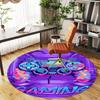 1PC Gamer Controller Round Chair mat Area Rug - Non-Slip, Floor Mat for Office, Bedroom, and Indoor Decor -Gift D1127193