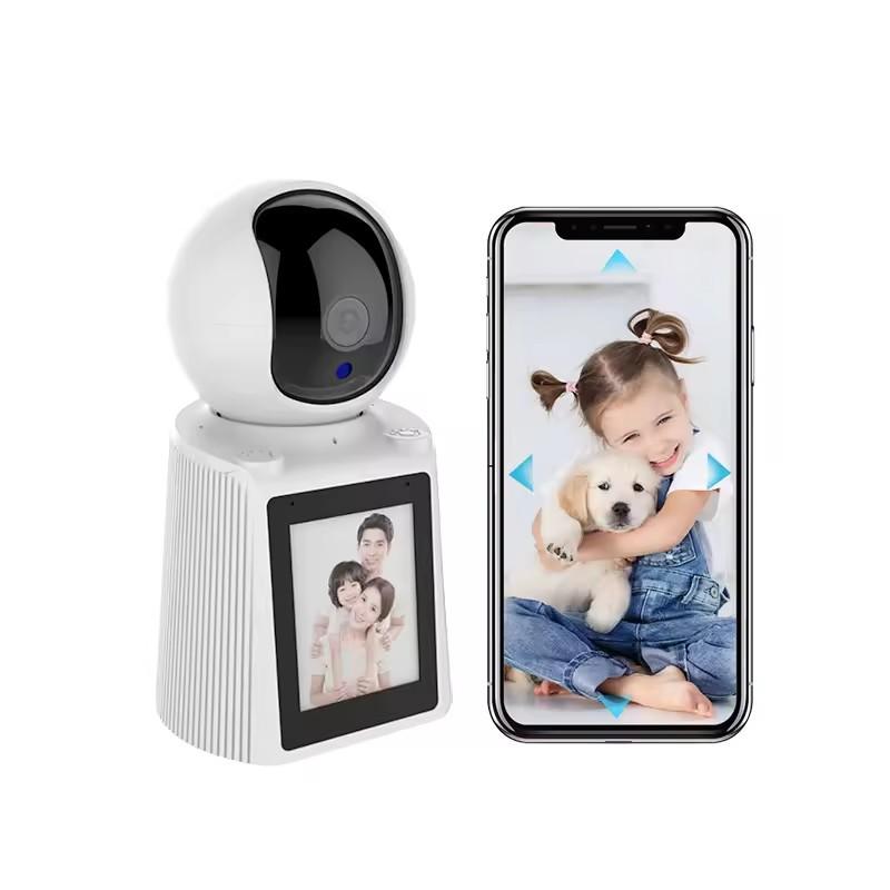 

V380 Video Call Camera, Home Wireless Wifi Intelligent Monitoring, Two-Way One-Button Video Call With Screen білий