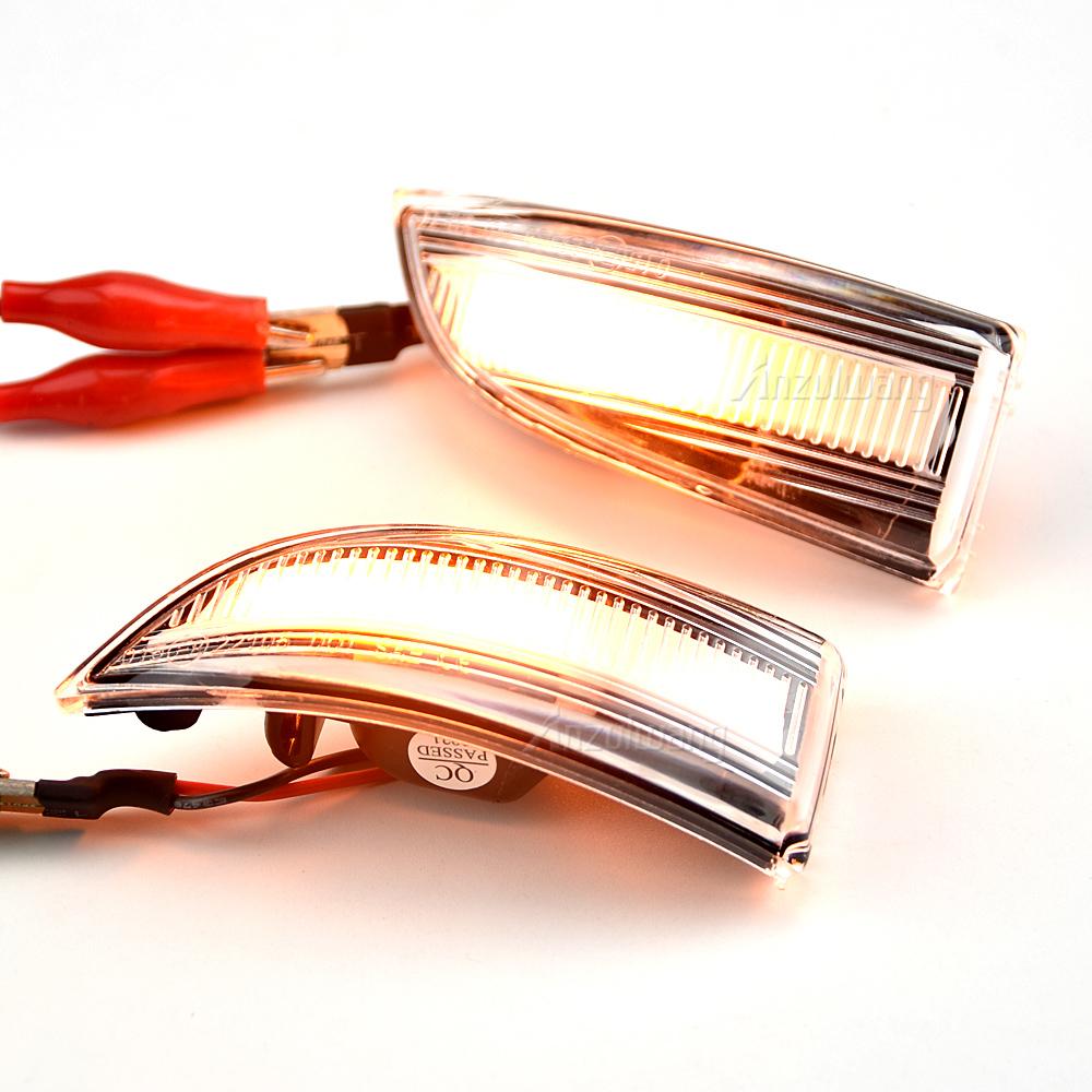 Dynamic Turn Signal Light For Renault Grand Scenic III Megane MK3 Fluence Latitude Samsung SM5 Rearview Mirror Indicator