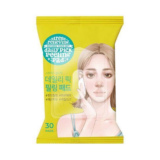 ARIUL Stress Relieving Daily Pick Peeling Pads (30 Sheets X 3 Packs) - Travel Essentials