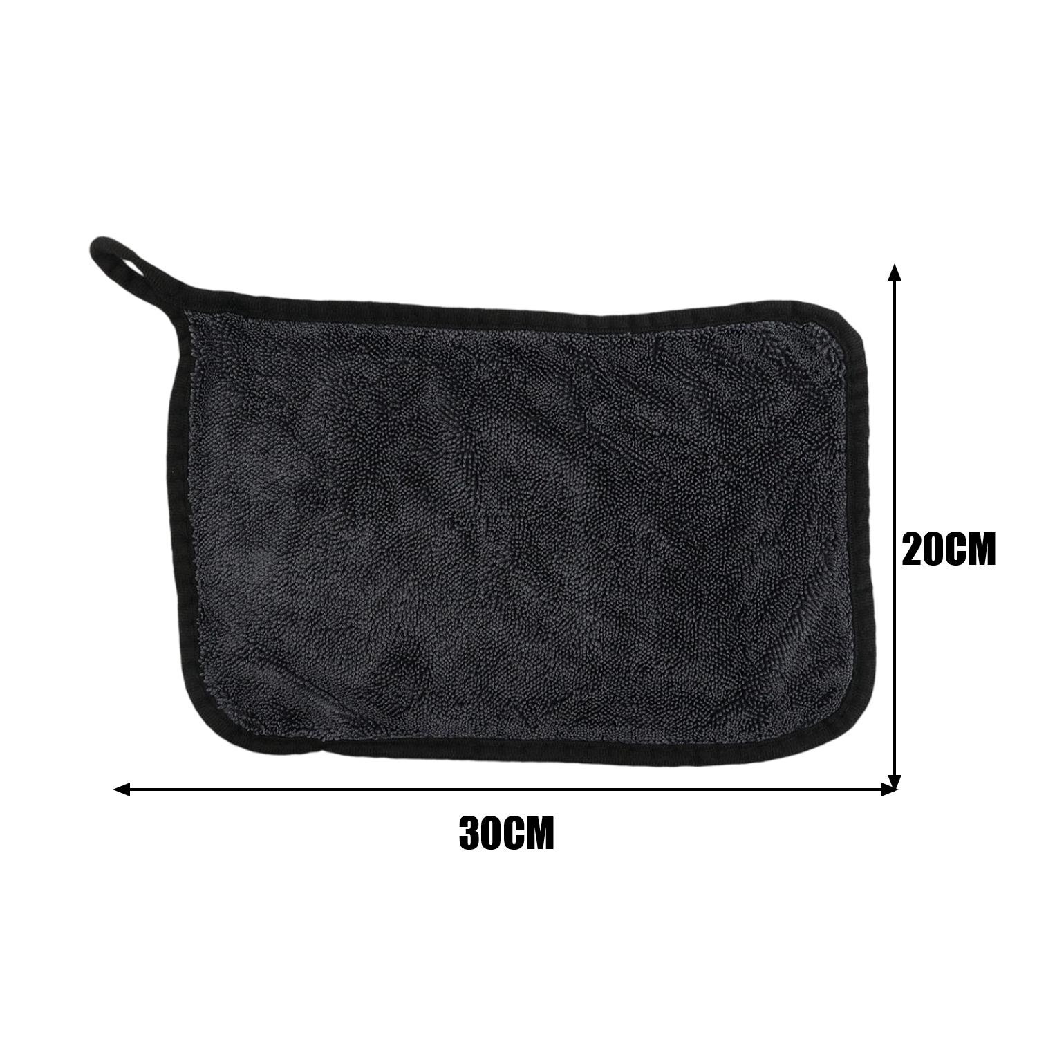 

Car Wash Towel Microfiber Double-Sided Ultra Absorbent Car Wash Cloth Cleaning Drying Towel Washing Accessorie 1pcs