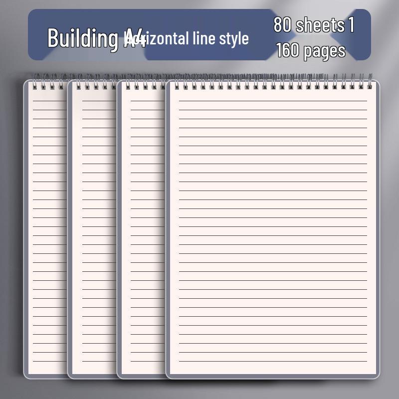Premium Minimalist Spiral Notebook - B5, Top-Bound, Extra Thick for Students