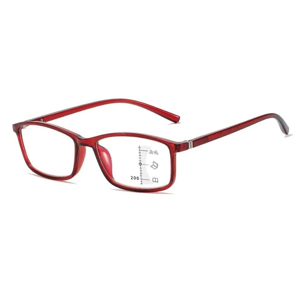 Seemfly Progressive lesebriller Menn Kvinner Blålysblokkerende Multifokale Presbyopiske Briller Ultralette Dioptri +1.0 +1.5 2.0