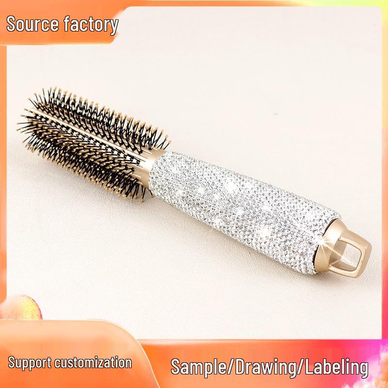

Luxury Rhinestone Anti-static Hair Comb with Air Cushion Massage