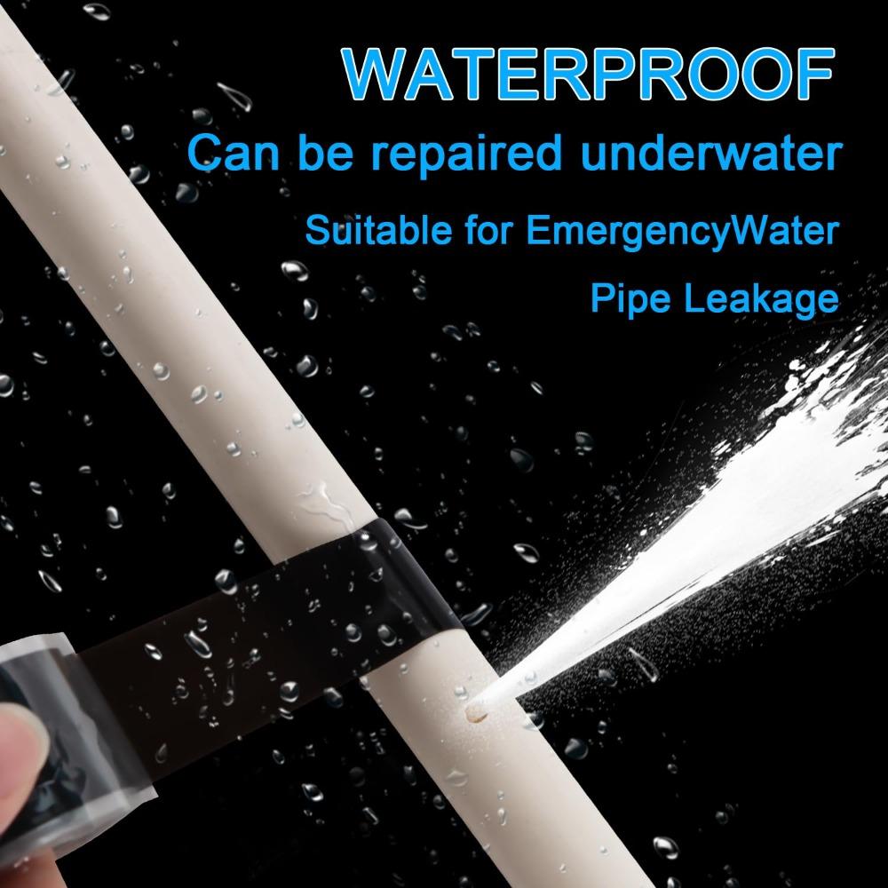 Waterproof Tape Silicone Rubber Self Adhesive Insulating Tape Multi Purpose Emergency Wire Hose Strong Repairing Tape