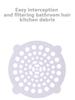 12pcs Disposable Filter Screen, Bathroom Floor Drain Sticker, Sewer Anti Clogging Sink Filter Screen Sink Insect Repellent Patch