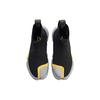 Li Ning Fabric Breathable, Lightweight Coverage High top Vintage Basketball Shoes Women's Black Gray Yellow AGBN058-4