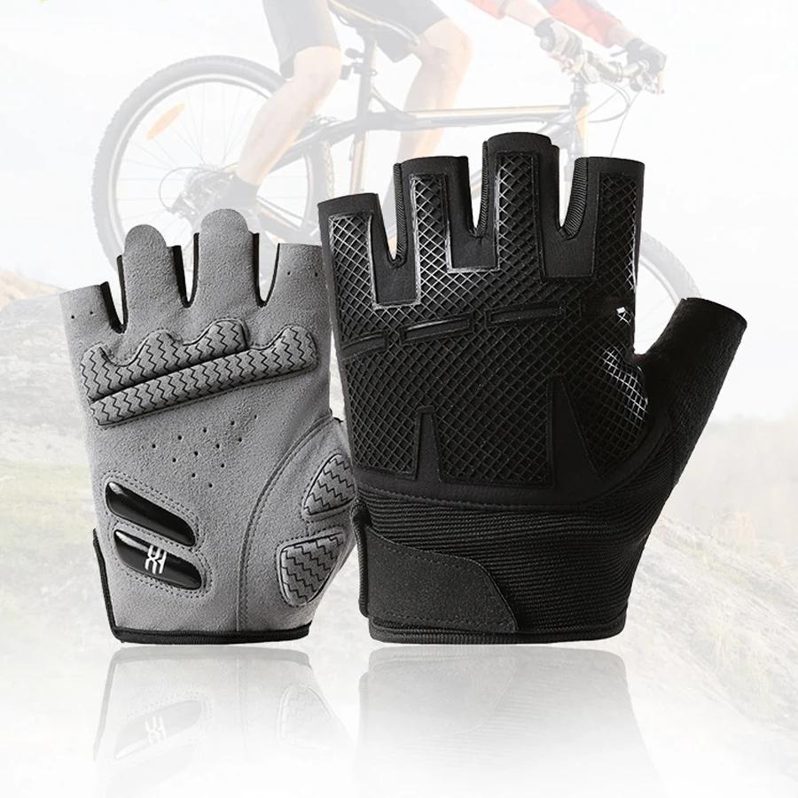 

Нескользящие уличные перчатки для тяжелой атлетики и фитнеса, мужские и женские нескользящие напульсники M