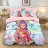 3Pcs Kpop Demon Hunters Theme Duvet Cover Set Eu Single Size Bedding Sets Quilt Cover Duvet Cover For Kids Adults K Pop Huntrix