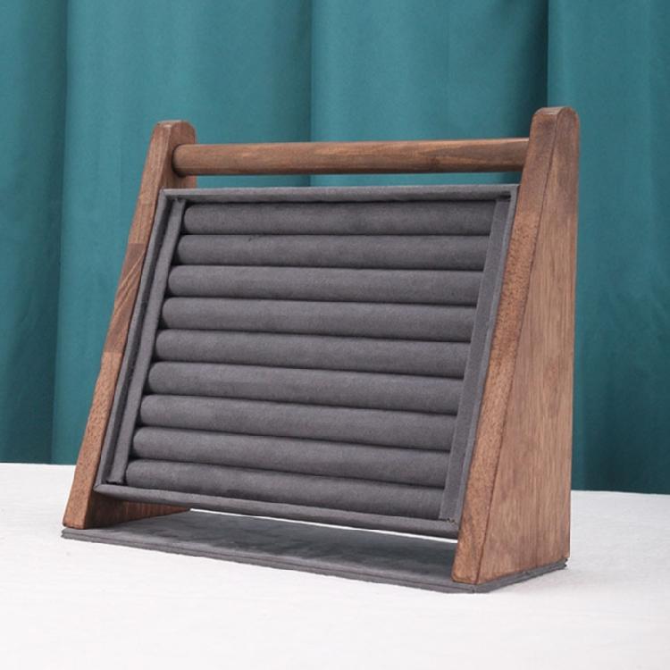 Multifunktionaler Holzschmuckständer Armreifständer Geeignet für die Präsentation und Aufbewahrung von Ringen, Ohrringen und Armreifen